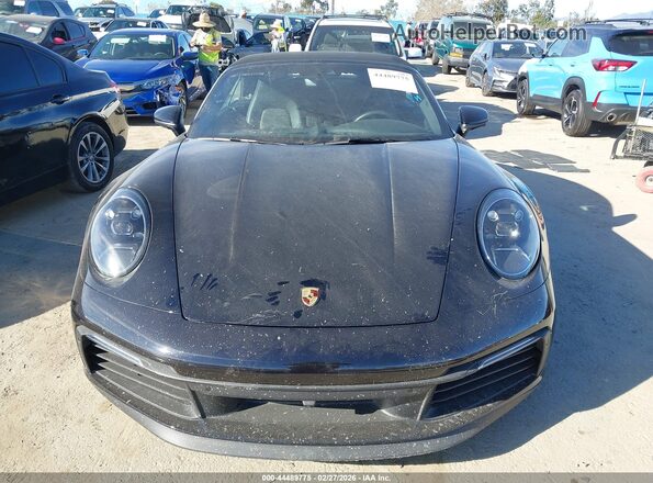 WP0CB2A94NS245346 2022 PORSCHE 911 Black Rear interior view