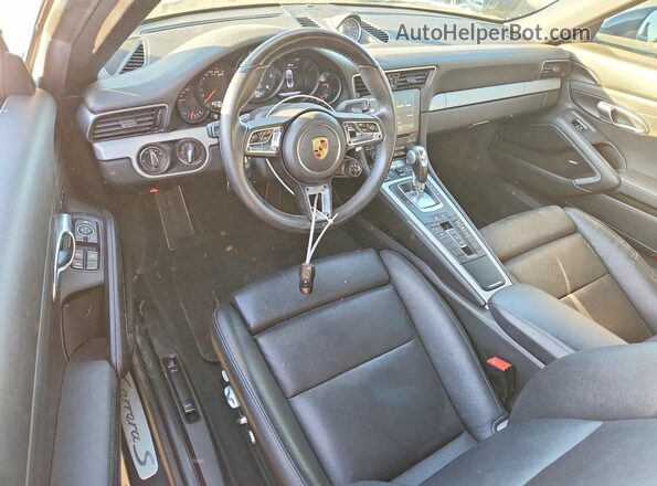 WP0CB2A97HS154852 2017 PORSCHE 911 Gray Առջևի վահանակի տեսք