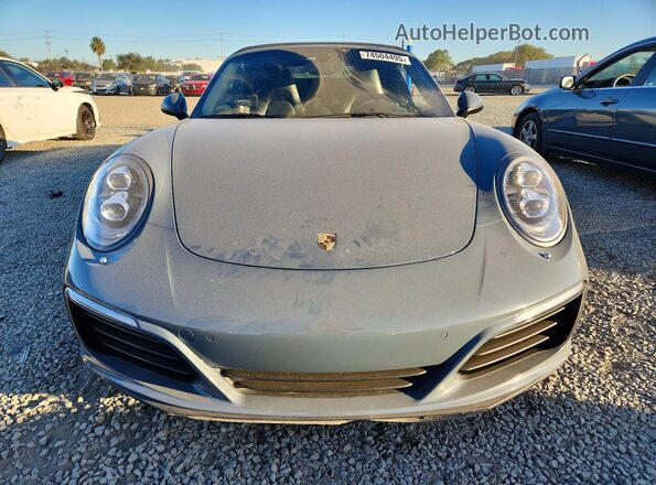 WP0CB2A97HS154852 2017 PORSCHE 911 Gray Դիմացի տեսք