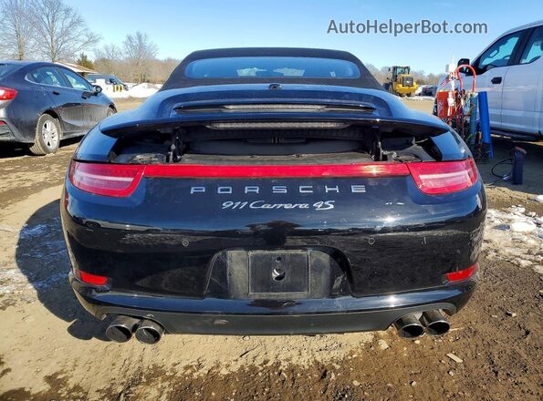 WP0CB2A99GS154592 2016 PORSCHE 911 Black Հետևի տեսք