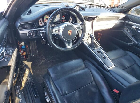 WP0CB2A99GS154592 2016 PORSCHE 911 Black Առջևի վահանակի տեսք