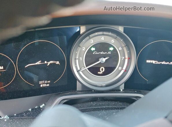 WP0CD2A94RS258114 2024 PORSCHE 911 Silver Instrument cluster view