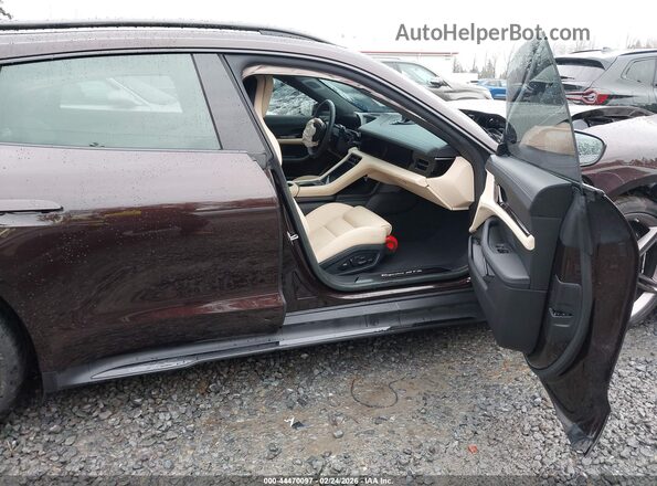 WP0CD2Y11PSA90299 2023 PORSCHE TAYCAN Brown Widok wnętrza z przodu