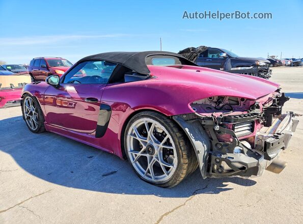 WP0CE2A85RK240063 2024 PORSCHE BOXSTER Purple Trasero izquierdo