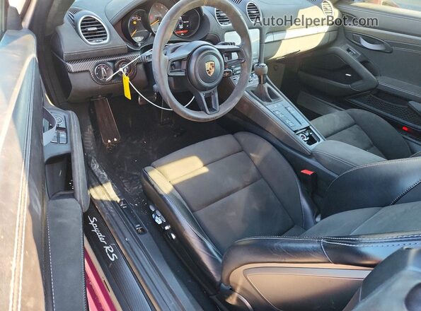WP0CE2A85RK240063 2024 PORSCHE BOXSTER Purple Vista del salpicadero