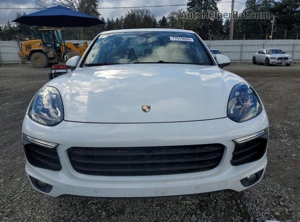 WP1AA2A21GLA10086 2016 PORSCHE CAYENNE Белый Вид спереди