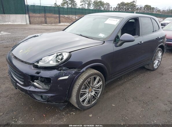 WP1AA2A22HKA84513 2017 PORSCHE CAYENNE Синий Передняя левая четверть