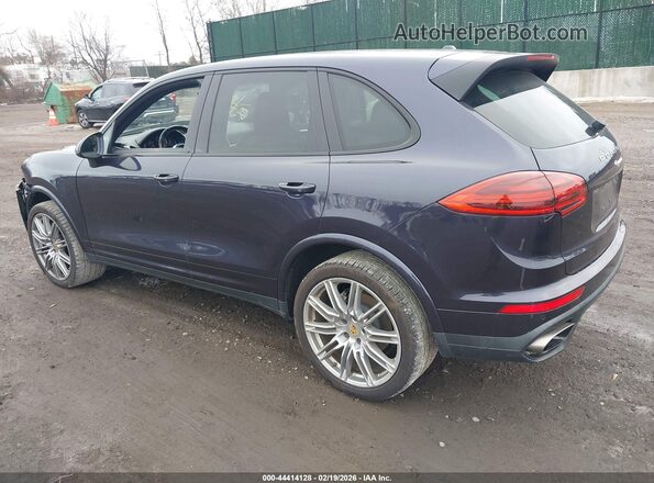WP1AA2A22HKA84513 2017 PORSCHE CAYENNE Синий Задняя левая четверть