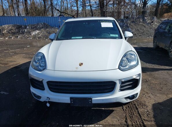 WP1AA2A26GLA08057 2016 PORSCHE CAYENNE White Widok zestawu wskaźników