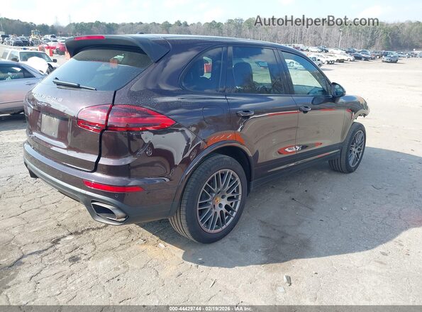 WP1AA2A28JKA00958 2018 PORSCHE CAYENNE Бордовый Задняя правая четверть