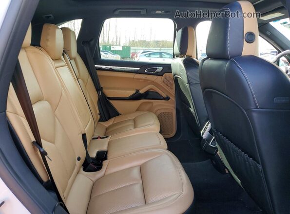 WP1AA2A28JKA03617 2018 PORSCHE CAYENNE Белый Вид подкапотного пространства