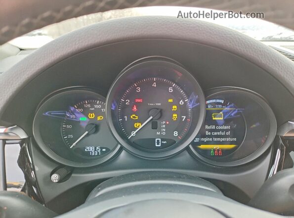 WP1AA2A52NLB06106 2022 PORSCHE MACAN Black Instrument cluster view