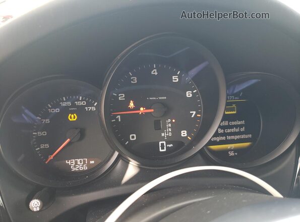 WP1AA2A54LLB06332 2020 PORSCHE MACAN Silver Instrument cluster view