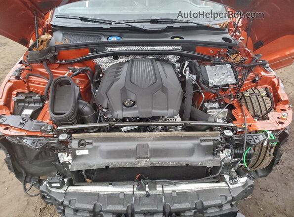WP1AA2A55RLB11077 2024 PORSCHE MACAN Orange Вид задньої частини салону
