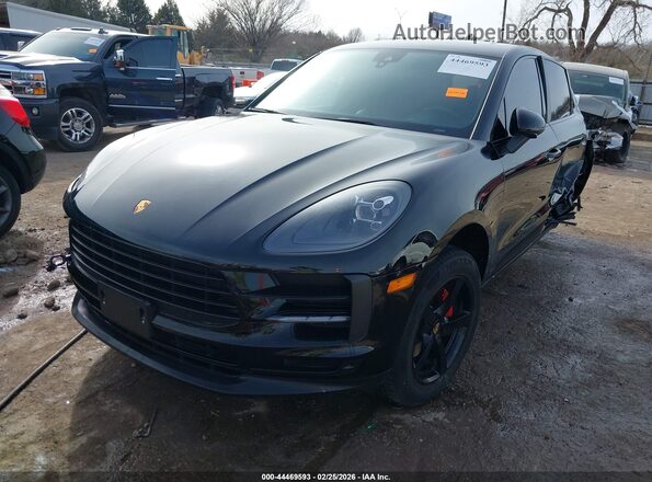 WP1AA2A56LLB09037 2020 PORSCHE MACAN Black წინა მარცხენა ხედი სამი მეოთხედიდან