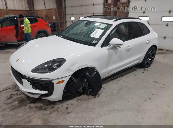 WP1AA2A56SLB13555 2025 PORSCHE MACAN White წინა მარცხენა ხედი სამი მეოთხედიდან