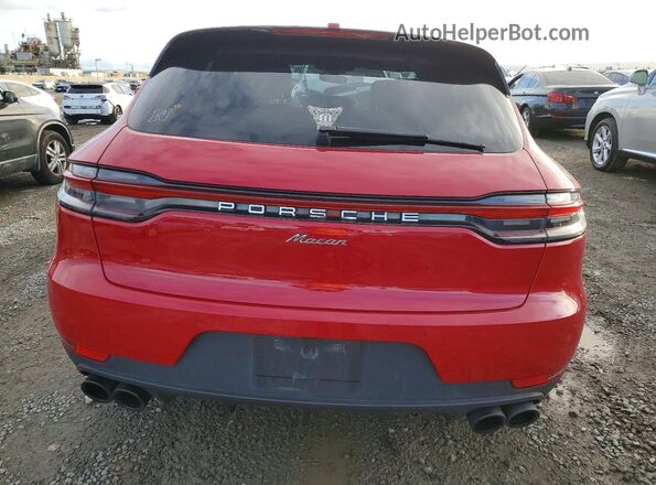 WP1AA2A59KLB06003 2019 PORSCHE MACAN Red Вид ззаду