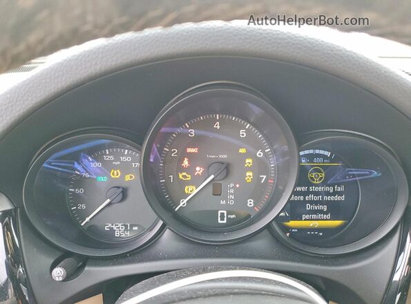 WP1AA2A5XPLB10844 2023 PORSCHE MACAN Charcoal Սարքավորումների վահանակի տեսք