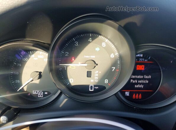 WP1AA2A5XSLB03837 2025 PORSCHE MACAN Black Instrument cluster view