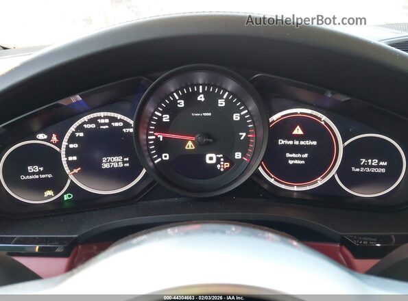 WP1AA2AY2MDA00483 2021 PORSCHE CAYENNE Black უკანა სავარძლების ხედი
