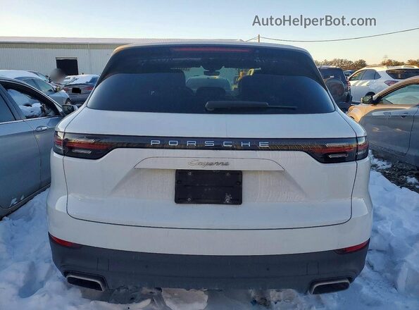 WP1AA2AY3PDA02487 2023 PORSCHE CAYENNE White Հետևի տեսք