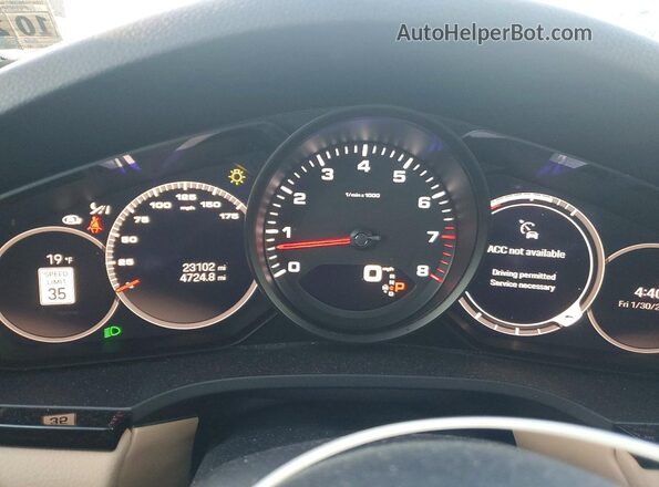 WP1AA2AY3PDA02487 2023 PORSCHE CAYENNE White Սարքավորումների վահանակի տեսք