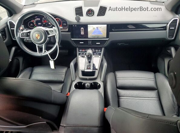 WP1AA2AY5KDA06131 2019 PORSCHE CAYENNE Black წინა პანელის ხედი