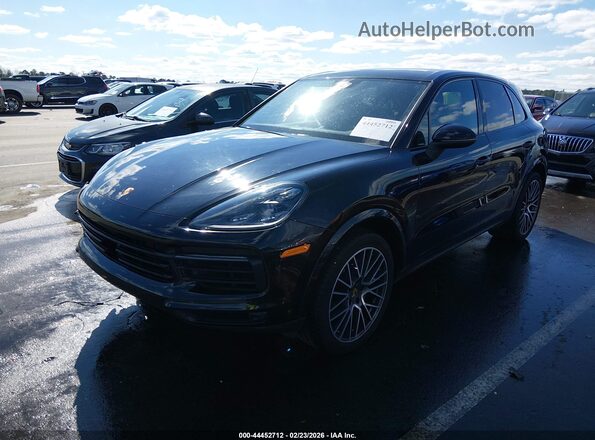 WP1AA2AY5LDA00265 2020 PORSCHE CAYENNE Black წინა მარცხენა ხედი სამი მეოთხედიდან
