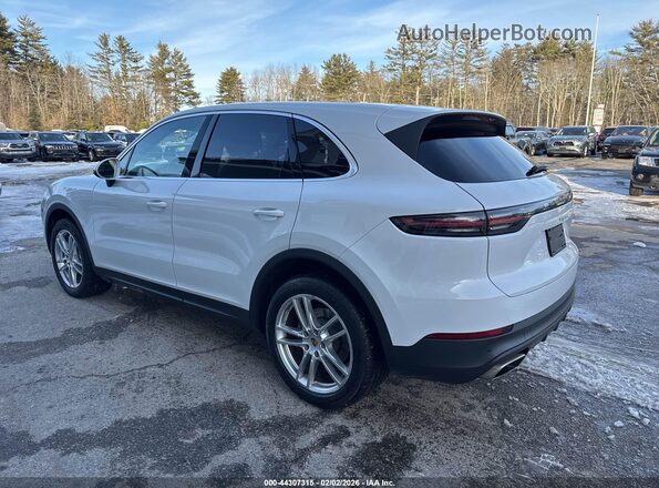 WP1AA2AY7KDA07037 2019 PORSCHE CAYENNE White უკანა მარცხენა