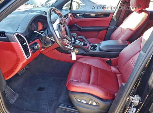 WP1AA2AY8MDA07664 2021 PORSCHE CAYENNE Black Front interior view
