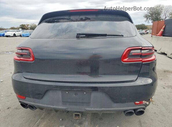 WP1AB2A50GLB50282 2016 PORSCHE MACAN Black უკანა ხედი