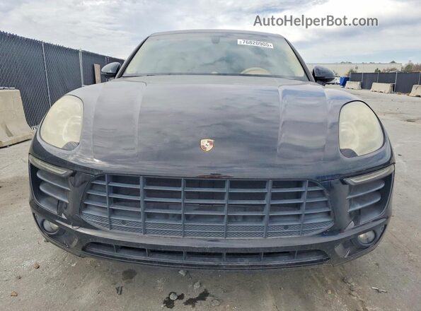 WP1AB2A50GLB50282 2016 PORSCHE MACAN Black წინა ხედი