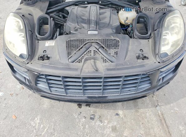 WP1AB2A50GLB50282 2016 PORSCHE MACAN Black უკანა სალონის ხედი