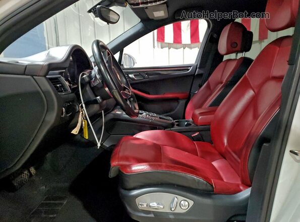 WP1AB2A52GLB57301 2016 PORSCHE MACAN White Առջևի վահանակի տեսք