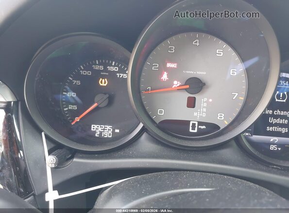 WP1AB2A54KLB32568 2019 PORSCHE MACAN Черный Вид задних сидений