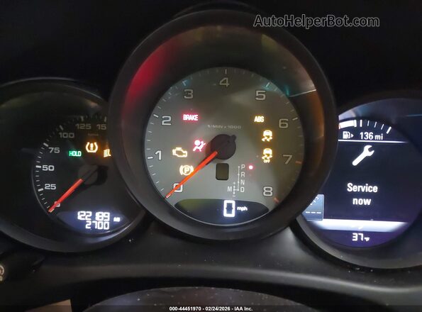 WP1AB2A55KLB33860 2019 PORSCHE MACAN Белый Вид задних сидений