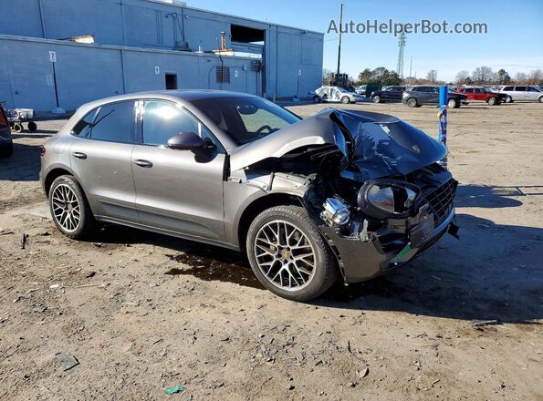 WP1AB2A58GLB43984 2016 PORSCHE MACAN Gray Delantero derecho
