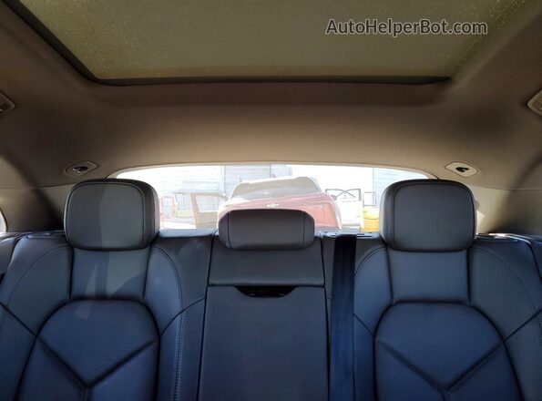 WP1AB2A58GLB43984 2016 PORSCHE MACAN Gray Vista de los asientos traseros