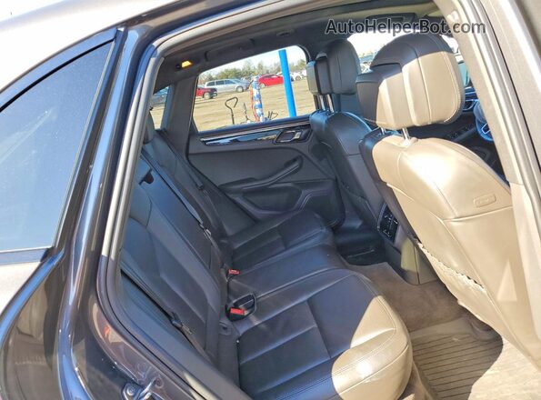 WP1AB2A58GLB43984 2016 PORSCHE MACAN Gray Vista interior trasera