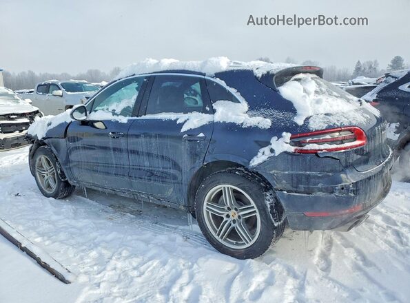 WP1AB2A58HLB13658 2017 PORSCHE MACAN Blue Trasero izquierdo