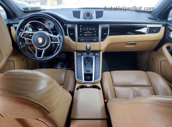 WP1AB2A58HLB13658 2017 PORSCHE MACAN Blue Vista del salpicadero