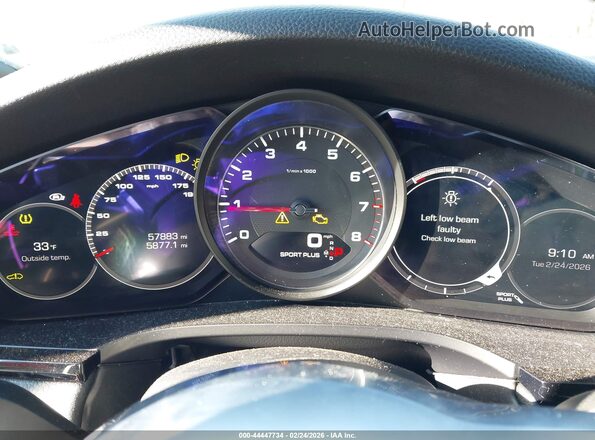 WP1AB2AY2LDA27565 2020 PORSCHE CAYENNE Black უკანა სავარძლების ხედი