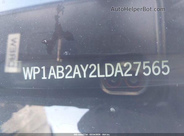 WP1AB2AY2LDA27565 2020 PORSCHE CAYENNE Black 