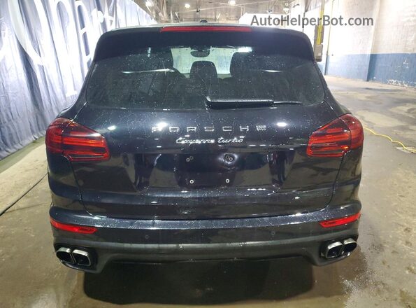 WP1AC2A21JLA85324 2018 PORSCHE CAYENNE Black Հետևի տեսք