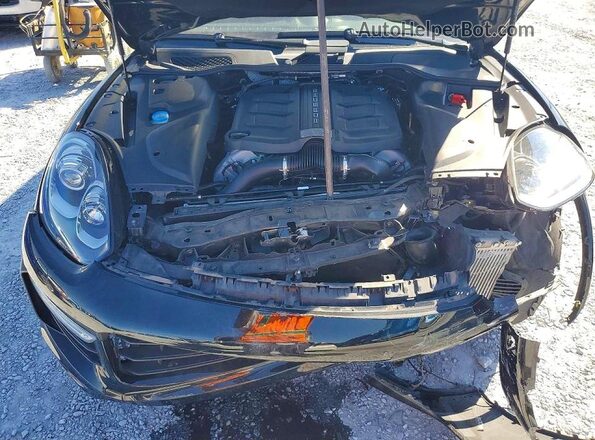 WP1AD2A23GLA77425 2016 PORSCHE CAYENNE Black Vista del compartimento del motor