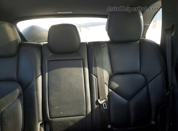 WP1AE2A29HLA74933 2017 PORSCHE CAYENNE Gray Вид задніх сидінь