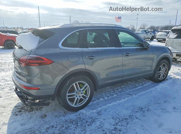 WP1AE2A29HLA74933 2017 PORSCHE CAYENNE Gray Задня права чверть