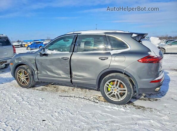 WP1AE2A29HLA74933 2017 PORSCHE CAYENNE Gray Задня ліва чверть