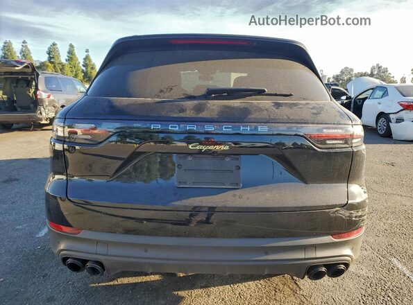 WP1AE2AY3NDA27066 2022 PORSCHE CAYENNE Black Հետևի տեսք