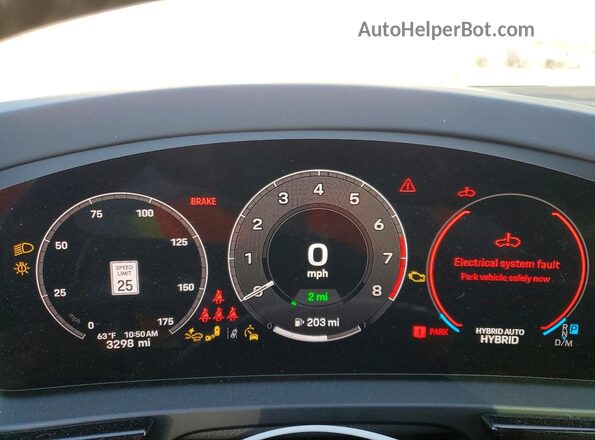 WP1AE2AY7SDA17281 2025 PORSCHE CAYENNE White Vista del cuadro de instrumentos